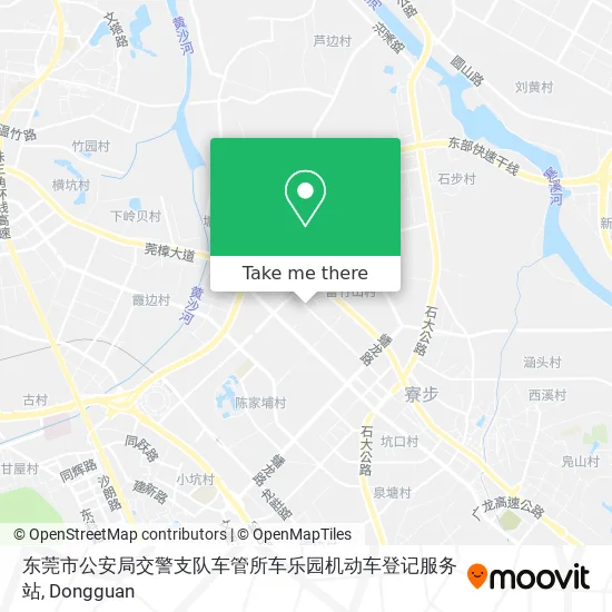 东莞市公安局交警支队车管所车乐园机动车登记服务站 map