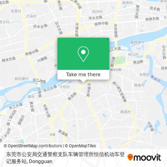 东莞市公安局交通警察支队车辆管理所恒信机动车登记服务站 map