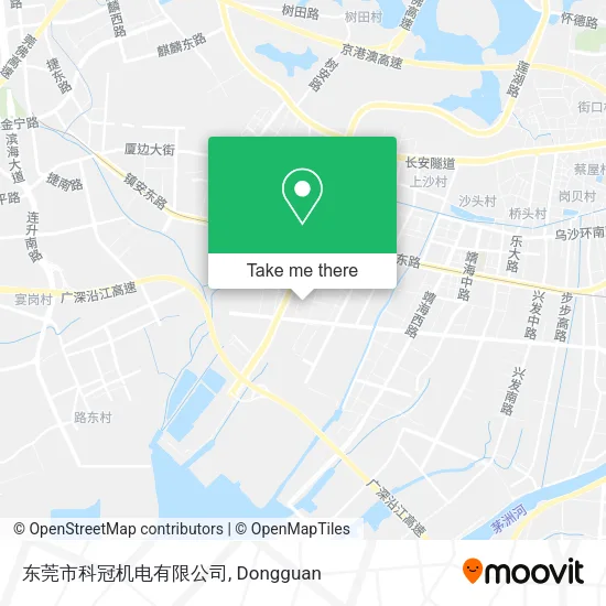 东莞市科冠机电有限公司 map