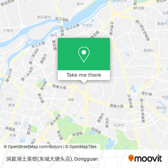 洞庭湖土菜馆(东城大塘头店) map