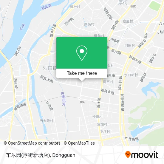 车乐园(厚街新塘店) map