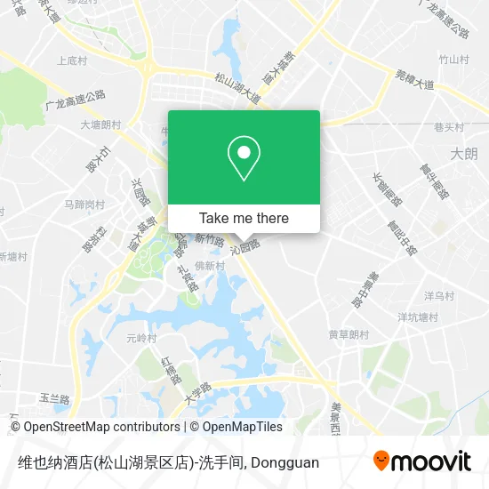 维也纳酒店(松山湖景区店)-洗手间 map