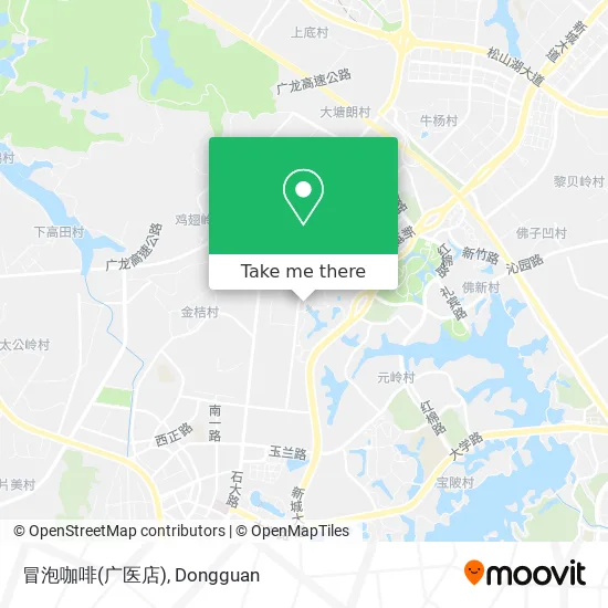 冒泡咖啡(广医店) map