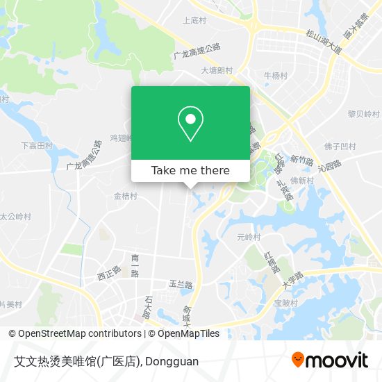 艾文热烫美唯馆(广医店) map