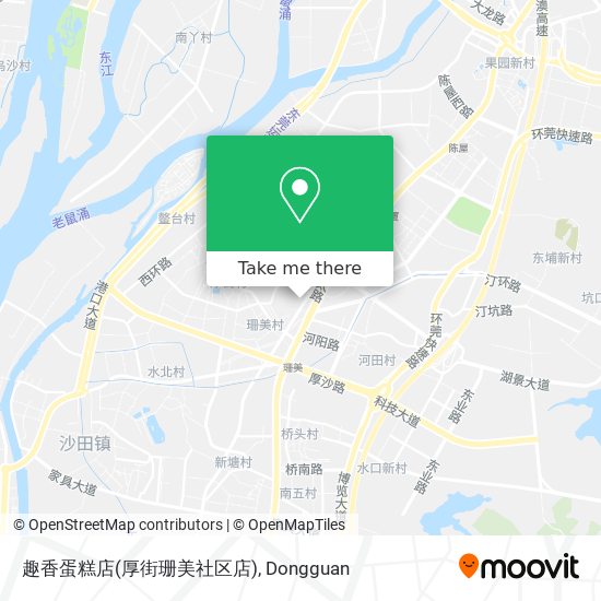 趣香蛋糕店(厚街珊美社区店) map