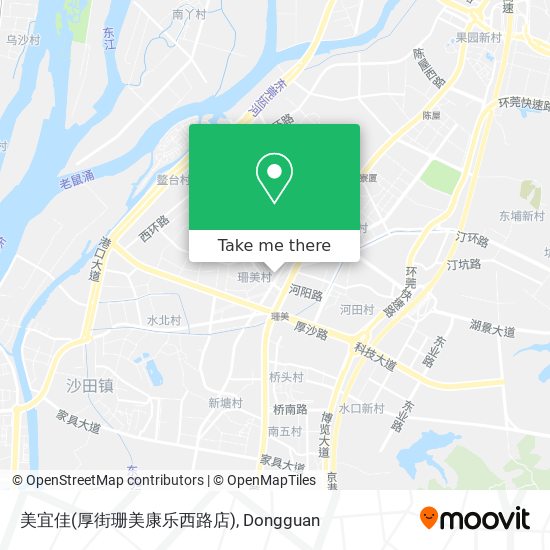 美宜佳(厚街珊美康乐西路店) map