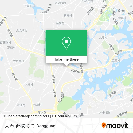大岭山医院-东门 map