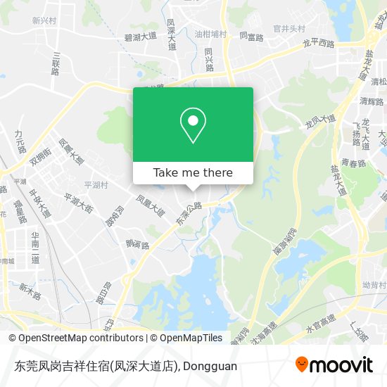 东莞凤岗吉祥住宿(凤深大道店) map