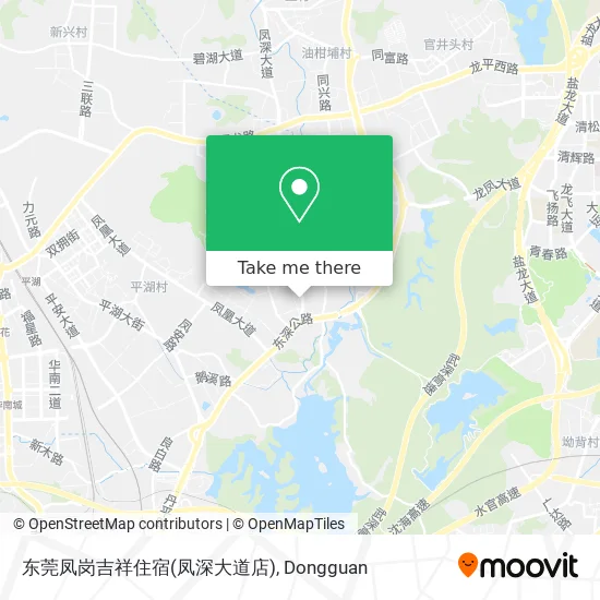 东莞凤岗吉祥住宿(凤深大道店) map