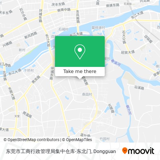 东莞市工商行政管理局集中仓库-东北门 map