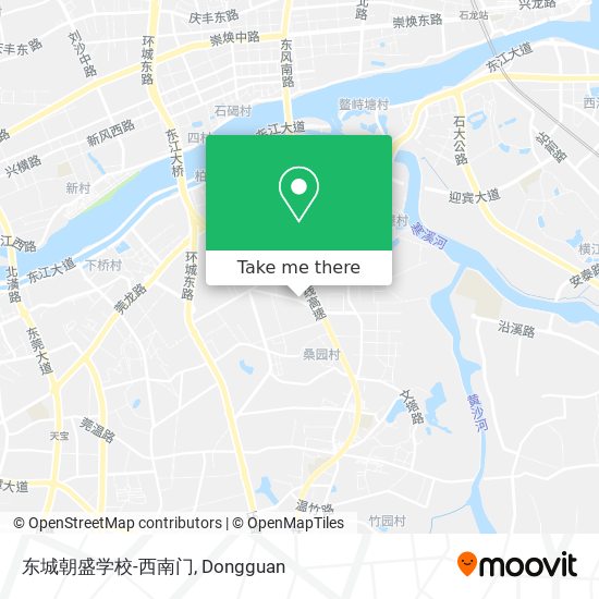 东城朝盛学校-西南门 map