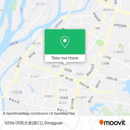 S256/河田大道(路口) map