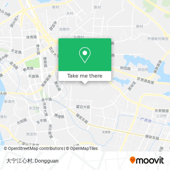 大宁江心村 map