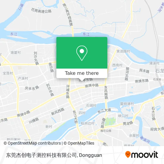东莞杰创电子测控科技有限公司 map