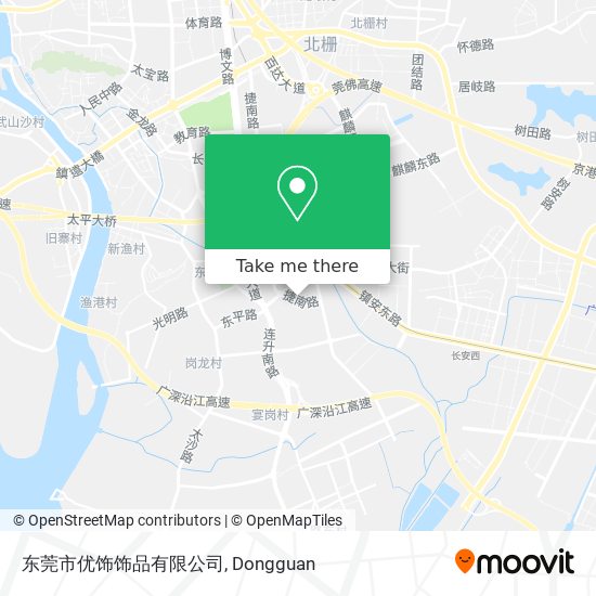 东莞市优饰饰品有限公司 map