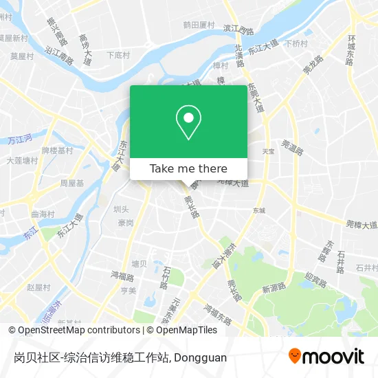 岗贝社区-综治信访维稳工作站 map