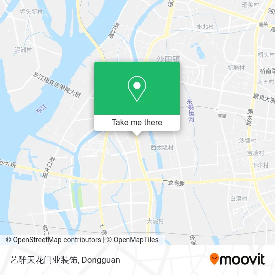 艺雕天花门业装饰 map