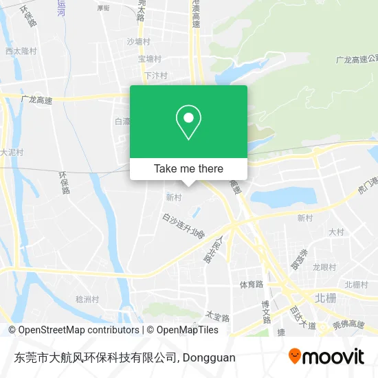 东莞市大航风环保科技有限公司 map