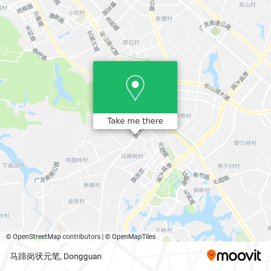 马蹄岗状元笔 map