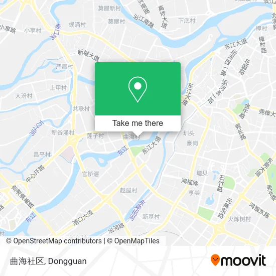 曲海社区 map