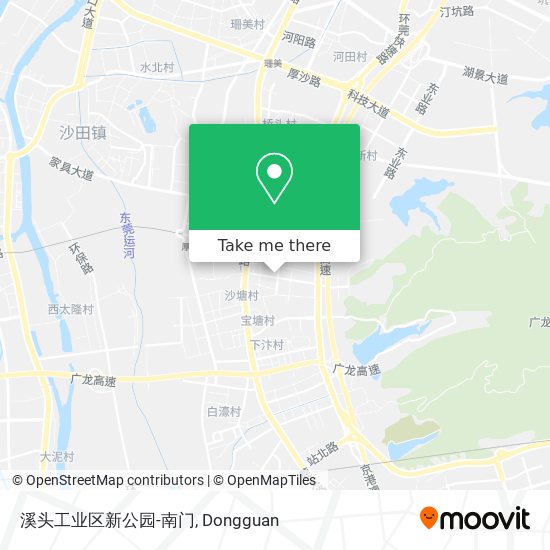 溪头工业区新公园-南门 map