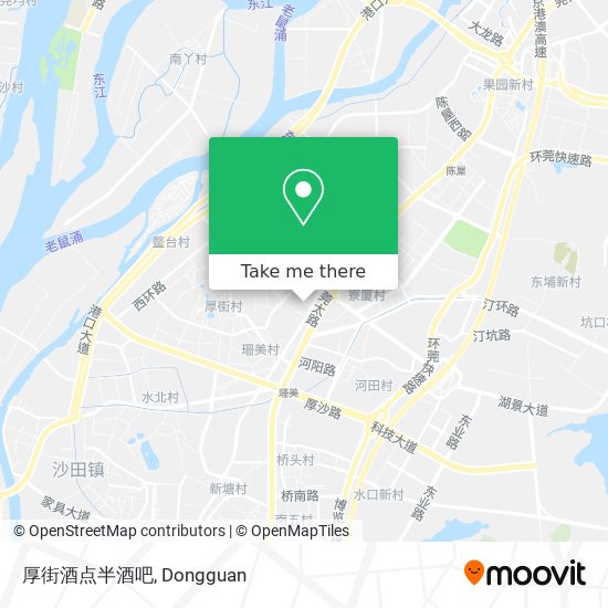 厚街酒点半酒吧 map