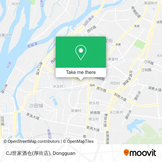 CJ世家酒仓(厚街店) map