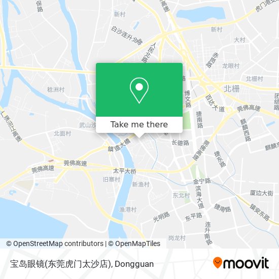 宝岛眼镜(东莞虎门太沙店) map