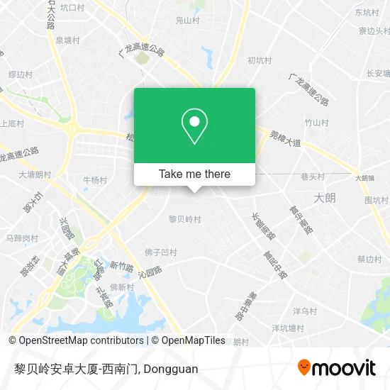 黎贝岭安卓大厦-西南门 map