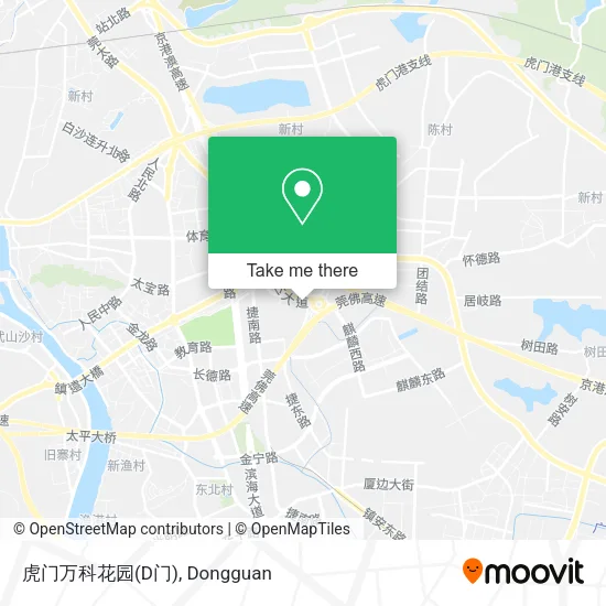 虎门万科花园(D门) map