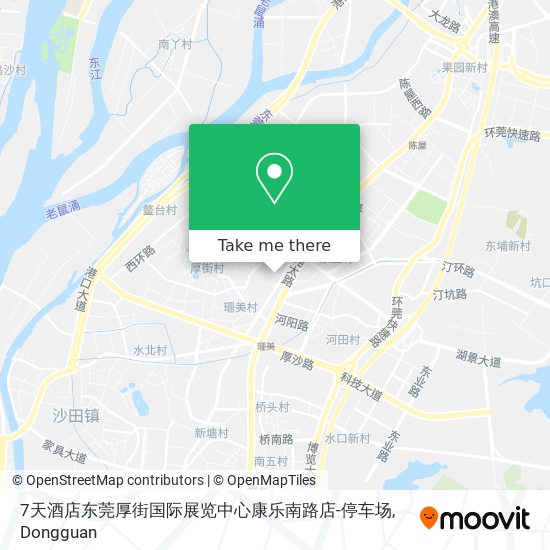 7天酒店东莞厚街国际展览中心康乐南路店-停车场 map