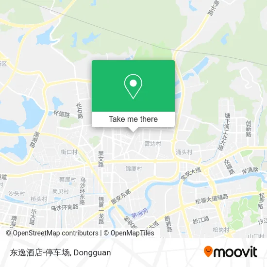 东逸酒店-停车场 map