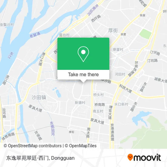 东逸翠苑翠廷-西门 map
