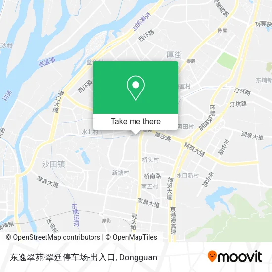 东逸翠苑·翠廷停车场-出入口 map