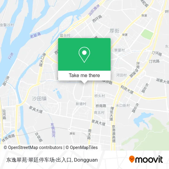 东逸翠苑·翠廷停车场-出入口 map