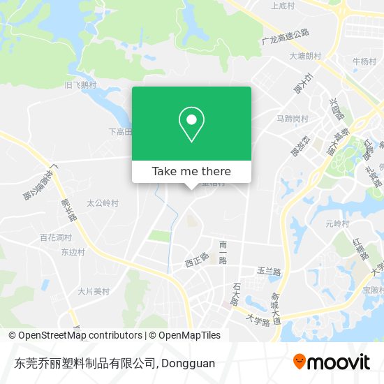 东莞乔丽塑料制品有限公司 map