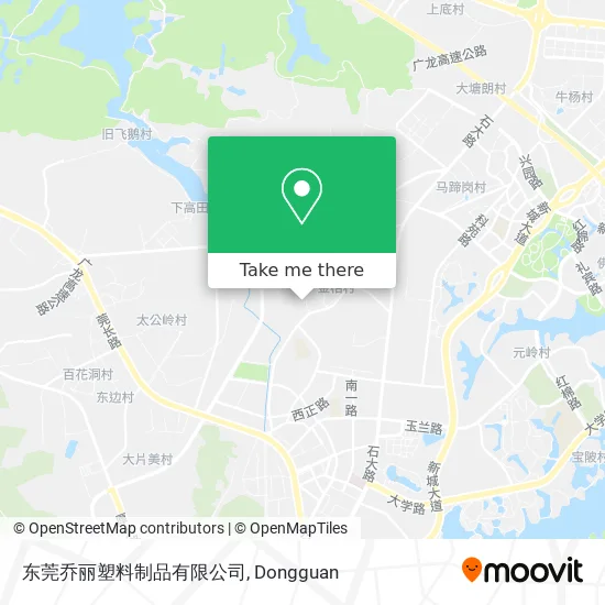 东莞乔丽塑料制品有限公司 map