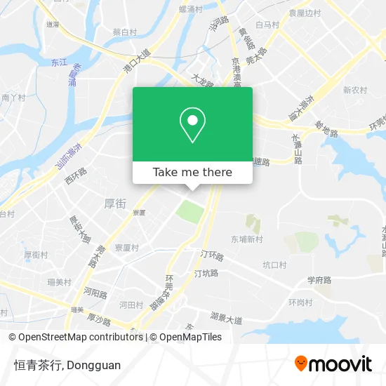 恒青茶行 map
