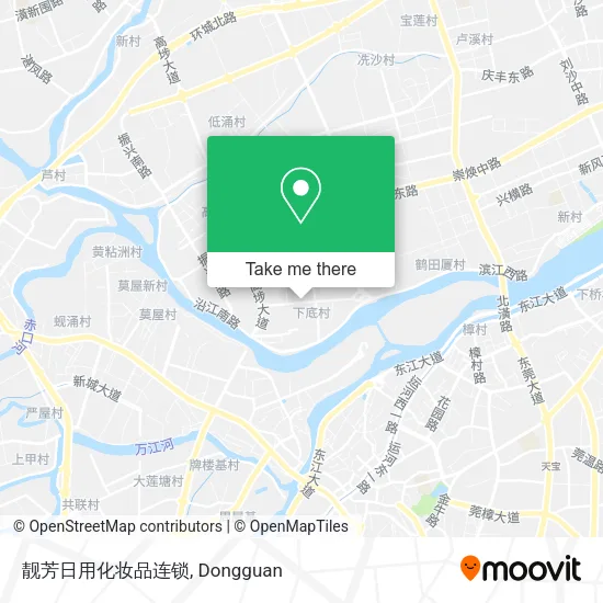 靓芳日用化妆品连锁 map