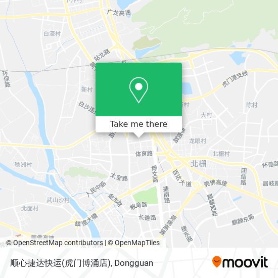 顺心捷达快运(虎门博涌店) map