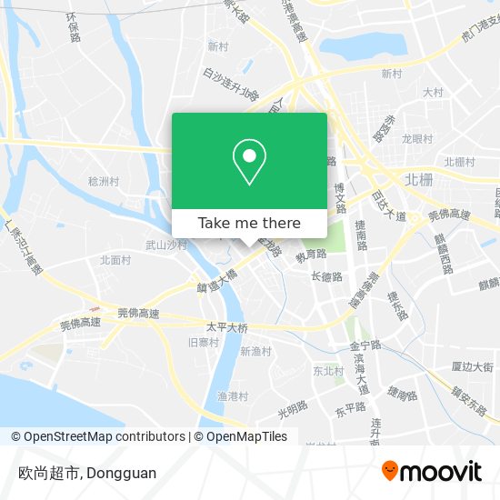 欧尚超市 map