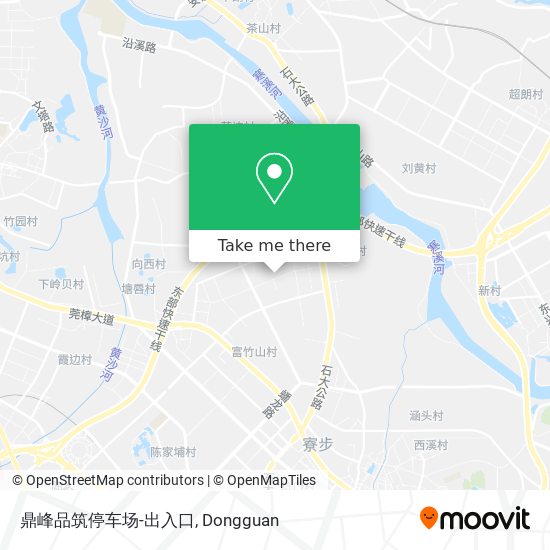 鼎峰品筑停车场-出入口 map