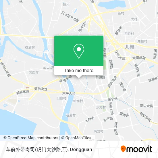 车前外带寿司(虎门太沙路店) map