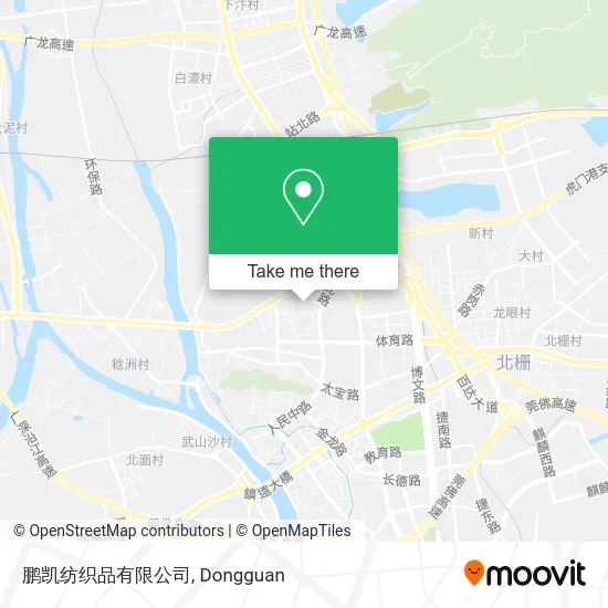 鹏凯纺织品有限公司 map