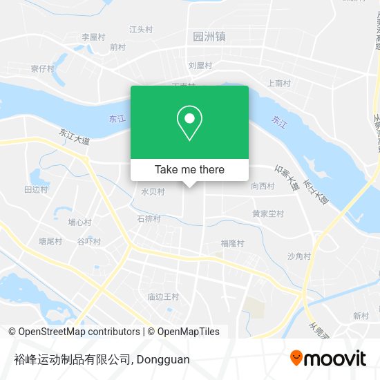 裕峰运动制品有限公司 map