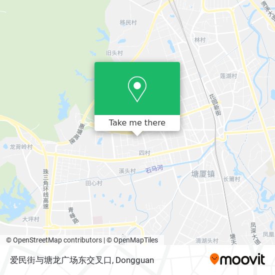 爱民街与塘龙广场东交叉口 map