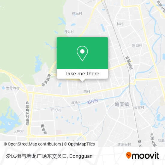 爱民街与塘龙广场东交叉口 map