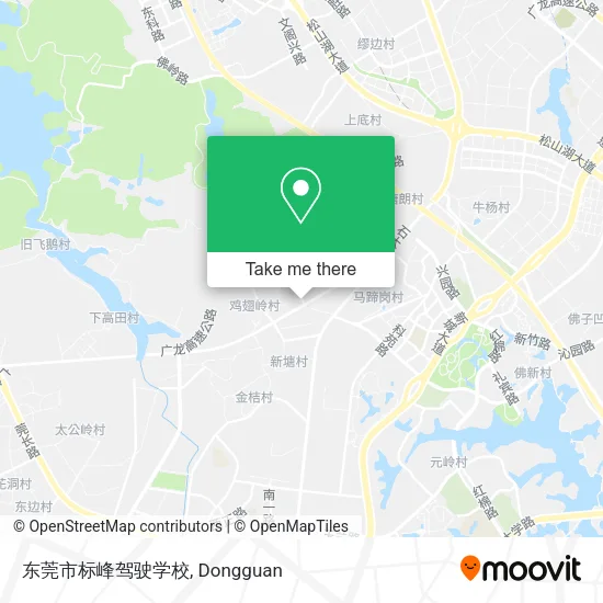 东莞市标峰驾驶学校 map