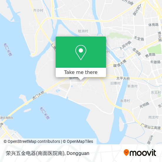 荣兴五金电器(南面医院南) map