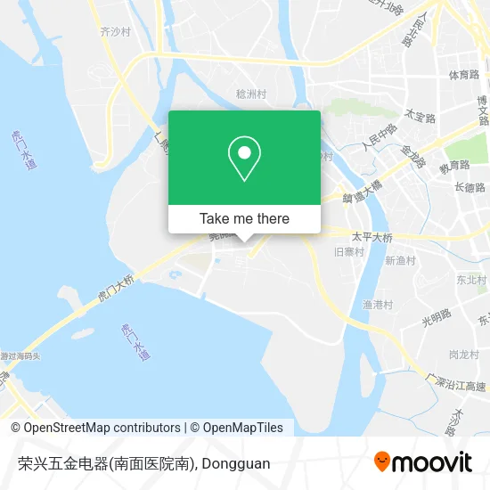 荣兴五金电器(南面医院南) map